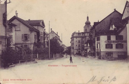 Altstätten Postkarte 20.8.1902