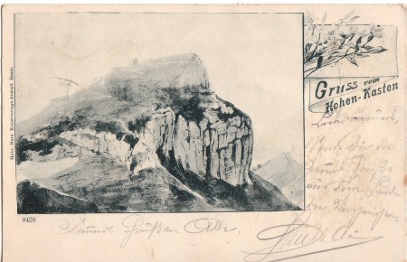 Hoher Kasten Foto Gebr. Metz, Kunstverlags-Anstalt, Basel, Nr. 9428 _RU