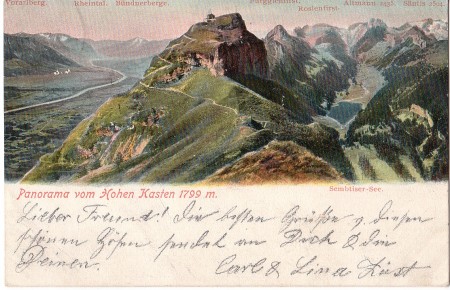 Hoher Kasten Foto Gebr. Wehrli, Kilchberg, Zürich, Nr. 14017 _RU