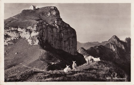 Hoher Kasten Foto Max Burkhardt, Photograph, Arbon, Nr. 5575 _RU