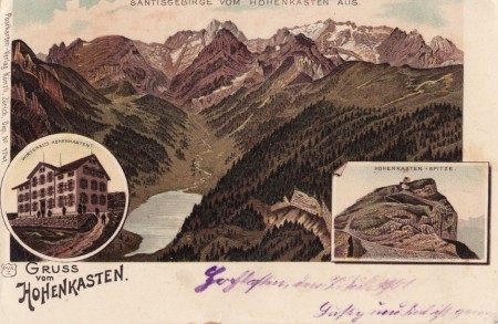 Hoher Kasten Foto Postkarten-Verlag Künzli, Zürich, Dep No 1741 _RU