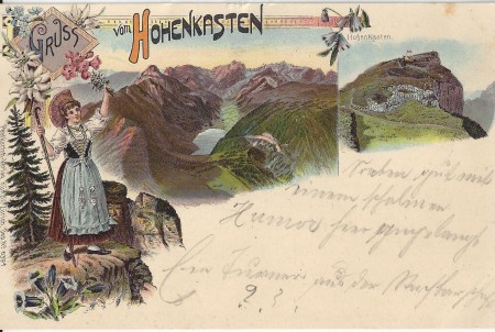 Hoher Kasten Foto Postkarten-Verlag Künzli, Zürich, Dep. No. 639 _RU