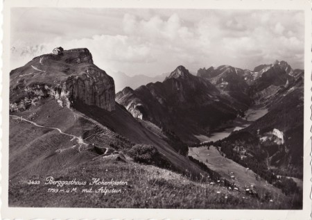 Hoher Kasten Foto-Verlag Josef Fischer, St. Gallen-Ost, 3433 _RU